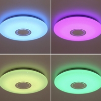 Plafoniera LED SMART cu muzica, Ø390, 30W, RGB+W