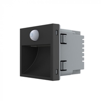 Modul lampa de veghe LED Livolo cu senzor miscare incorporat, negru