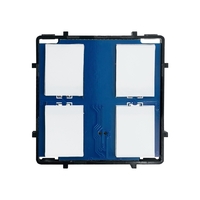 Modul Intrerupator Cvadruplu din Silicon cu Touch LUXION