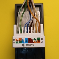 Modul Priza Internet CAT6 RJ45 1M LUXION, negru