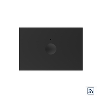 Modul intrerupator simplu wireless cu touch Livolo standard Italian, Serie noua, negru