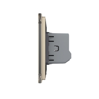 Intrerupator Simplu cu Revenire Contact Uscat cu Touch LIVOLO - Serie Noua, auriu