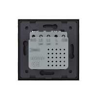 Priza USB Tip C Livolo cu Rama din Sticla, negru