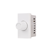 Modul Intrerupator Mecanic cu Variator 1M LUXION, Standard Italian, alb