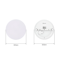 Plafoniera inteligenta LED RGB Tellur, Control vocal, 24W, Wi-Fi, Forma rotunda, 33 cm