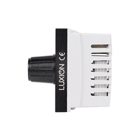 Modul Comutator Pentru Ventilator 1M LUXION, Standard Italian, negru