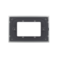 Rama din sticla Livolo standard Italian 3 module - Serie noua, gri