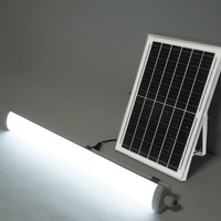 Corp Liniar LED 30W Cu Panou Solar 300x72x68mm