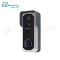 Sonerie inteligenta wireless cu monitorizare video Homeflow D-3001, Comunicare bidirectionala, Detectie miscare, Notificari, Modul sonerie interior inclus
