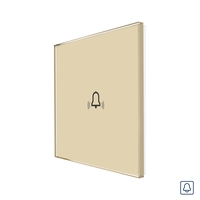 Panou Buton Sonerie cu Touch Din Sticla LUXION, auriu
