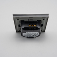 Intrerupator Dublu cu Touch din Sticla LUXION, gri