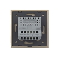 Intrerupator Simplu cu Touch LIVOLO din Sticla - Protocol ZigBee EC, auriu