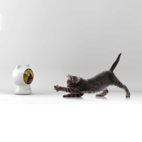 Jucarie inteligenta pentru pisici Petoneer Smart Dot, Control aplicatie, Programare, Alimentare USB