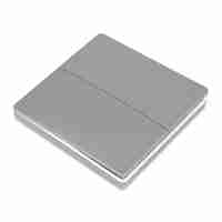 Telecomanda Dubla Tip Comutator, Auto-Alimentata LUXION, gri