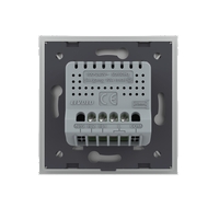 Intrerupator Dublu cu Revenire, Contact Uscat si 12/24V cu Touch LIVOLO – Serie Noua, gri