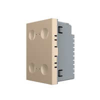 Modul intrerupator cvadruplu cu touch Livolo standard Italian, Serie noua, auriu