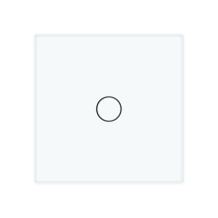 Intrerupator Simplu cu Variator si Touch LIVOLO din Sticla - Protocol ZigBee EC, alb