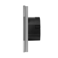 Termostat Wi-Fi pentru incalzirea electrica LUXION cu Rama din Sticla, gri