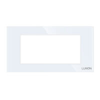 Rama din Sticla Securizata cu Suport 4M LUXION, Standard Italian, alb