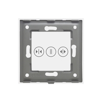 Panou Intrerupator Draperii cu Touch Din Sticla LUXION, auriu