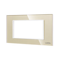 Rama din Sticla Securizata cu Suport 4M LUXION, Standard Italian, auriu