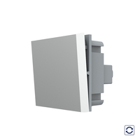 Modul Intrerupator Simplu Mecanic, 2 Module cu Reset (Revenire) LIVOLO - Serie Noua, gri