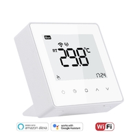 Termostat Wi-Fi Luxion TP608RFW cu receiver pentru centrala termica pe gaz sau electrica, Smart, Programari, Control aplicatie