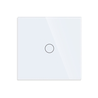 Intrerupator Simplu cu Touch din Sticla LUXION, protocol ZigBee, alb