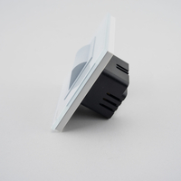 Lampa de Veghe LED cu Lumina Alb - Neutra LUXION cu Rama de Sticla, alb