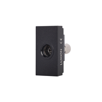 Modul Priza TV 1M LUXION, Standard Italian, negru