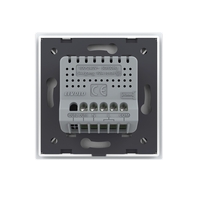 Intrerupator Simplu Cap / Cruce Wi-Fi cu Touch LIVOLO – Serie Noua, alb