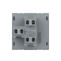 Modul Intrerupator Simplu Mecanic, 2 Module cu Reset (Revenire) LIVOLO - Serie Noua, negru