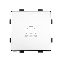 Modul Buton Sonerie Mecanic LUXION, alb