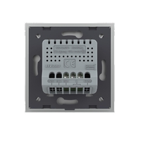 Intrerupator Simplu cu Revenire, Contact Uscat si 12/24V cu Touch LIVOLO – Serie Noua, gri