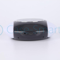 Boxa portabila Red Sun Moon Bay cu lampa cu LED, Bluetooth 4.0, RS-WBSL-07, alb