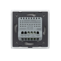 Intrerupator Simplu cu Timer LIVOLO Din Sticla - Serie Noua, alb