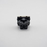 Modul Priza Simpla Fara Rama Din Sticla LUXION, auriu