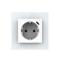 Priza Schuko + USB-C LIVOLO, Standard German - Serie Noua, alb