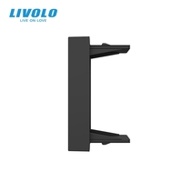 Priza blank/goala Livolo, negru