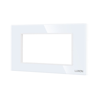 Rama din Sticla Securizata cu Suport 4M LUXION, Standard Italian, alb