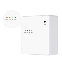 Termostat Wi-Fi Luxion TP608RFW cu receiver pentru centrala termica pe gaz sau electrica, Smart, Programari, Control aplicatie