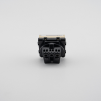 Modul Priza Simpla cu Capac Fara Rama Din Sticla LUXION, auriu