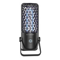 Lampa de sterilizare BlitzWolf BW-FUN4, Portabila, Ultraviolete si ozon, Baterie 700 mAh, negru