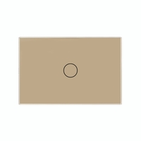 Intrerupator Simplu Cap Scara / Cruce Wi-Fi cu Touch LIVOLO, standard italian – Serie Noua, auriu