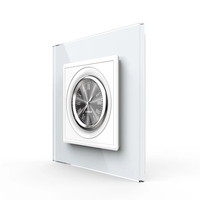 Ceas Mecanic Livolo cu Rama din Sticla Securizata, alb