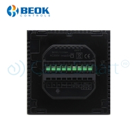 Termostat cu fir pentru aer conditionat BeOk TGT70WIFI-AC2, Aplicatia mobila Smart Life, Compatibil cu sisteme HVAC