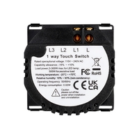 Modul Intrerupator Simplu din Silicon cu Touch LUXION