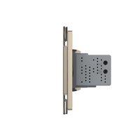 Priza simpla cu USB Livolo standard italian, auriu