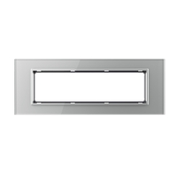 Rama din sticla Livolo standard Italian 6/7 module - Serie noua, gri