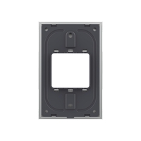 Rama din sticla Livolo standard Italian 2 module - Serie noua, gri